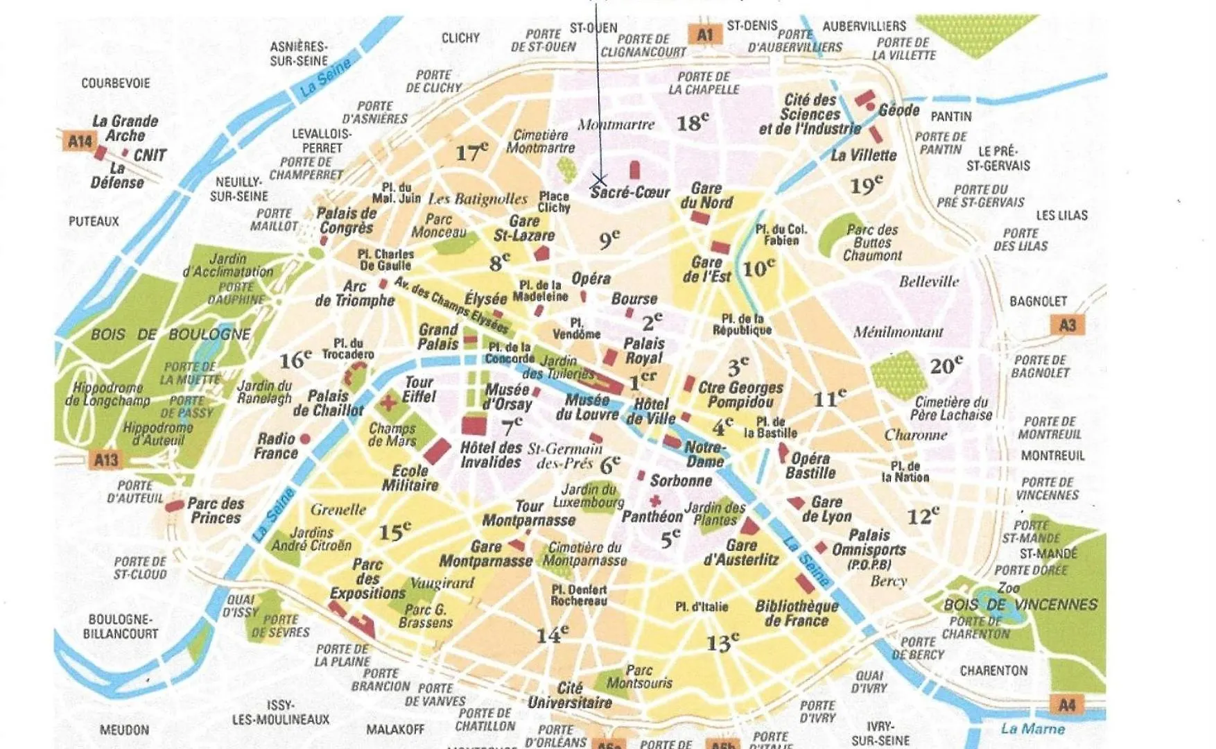 Sacre Coeur Montmartre Et Tour Eiffel, 8 People, Apartment *